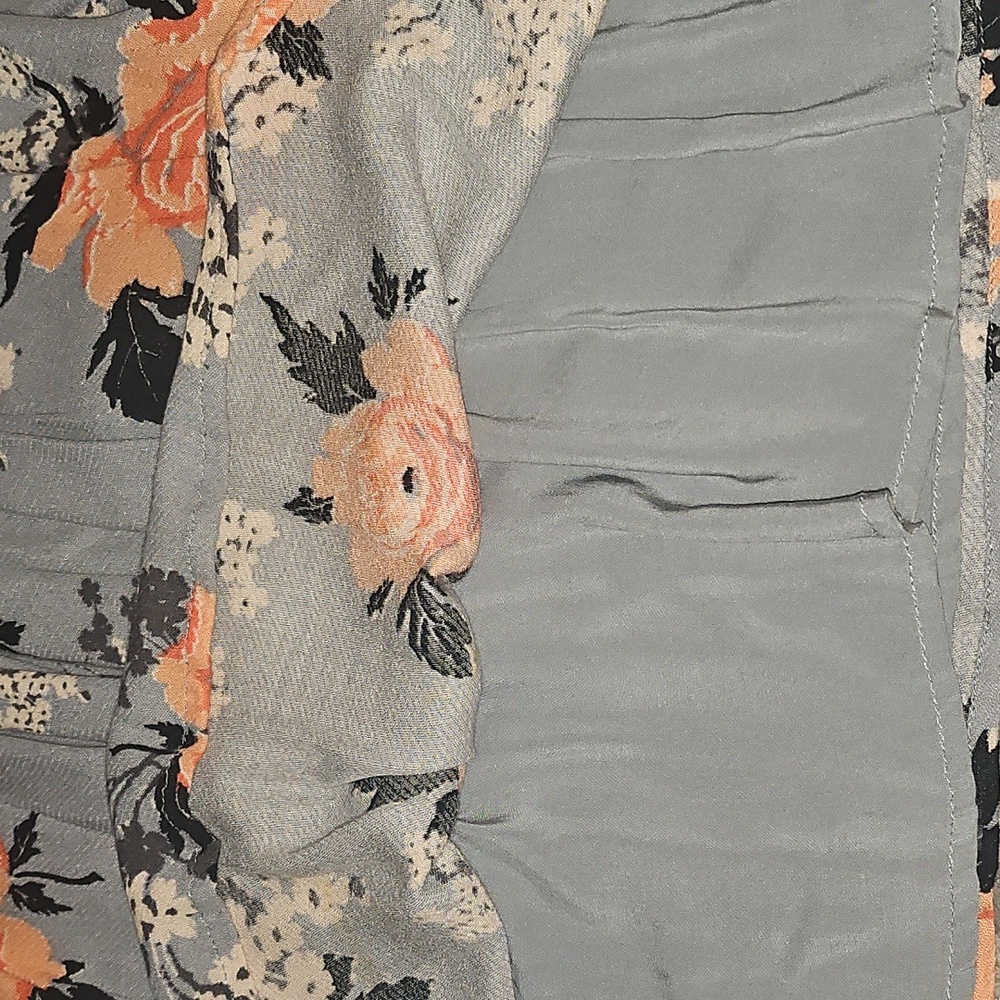 Free People Tied Up In Love Tie Front Whimsical Fairy Dress Size 6 - Picture 9 of 14